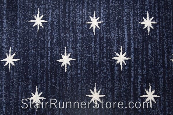 Stargazer Nautical Blue Custom Size Runner