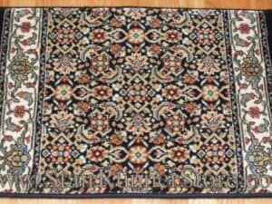 Ancient Garden Stair Runner 57011 Black 26"