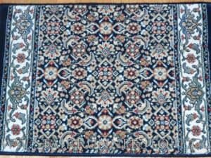 Ancient Garden Stair Runner 57011 Blue 31"