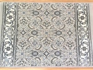 Ancient Garden Stair Runner 57011 SoftGrey-Cream 26"