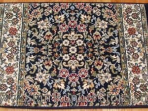Ancient Garden Stair Runner 57078 Blue 26"