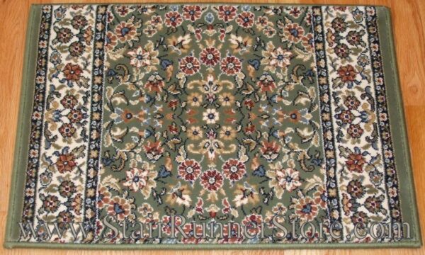 Ancient Garden Stair Runner 57078 Green 31"