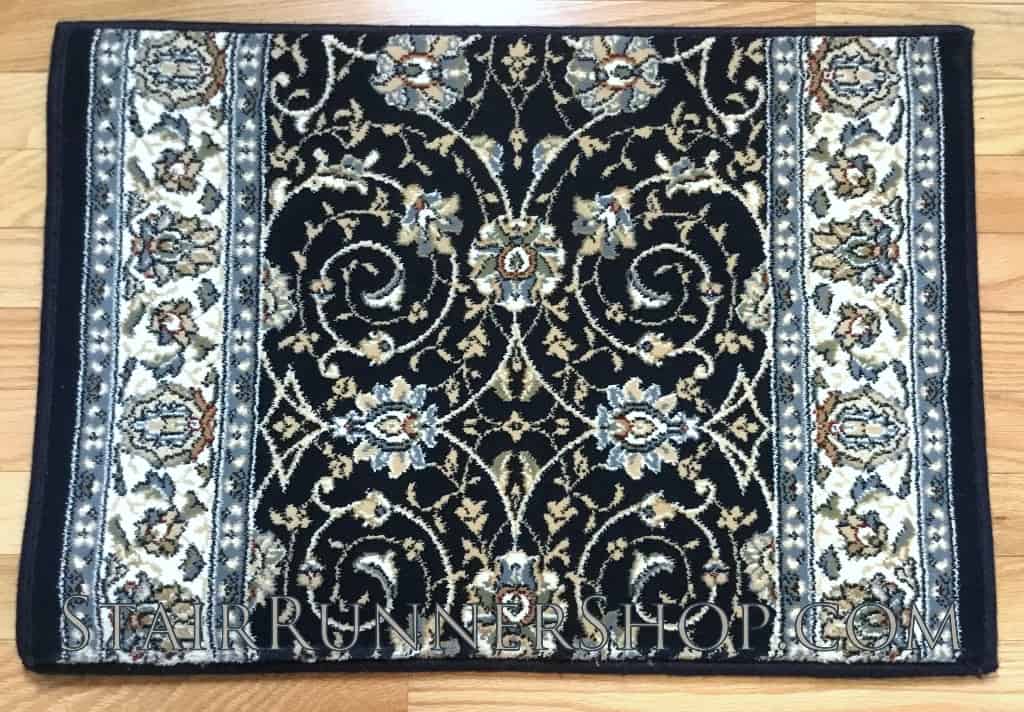 Ancient Garden Stair Runner 57120 Navy 26"