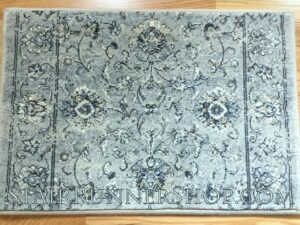 Ancient Garden Stair Runner 57126 SilverGrey 26"