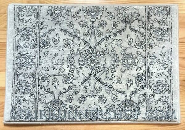 Ancient Garden Stair Runner 57136 SilverGrey 26"