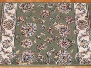 Ancient Garden Stair Runner 57365 Green 26"