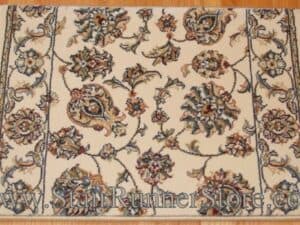 Ancient Garden Stair Runner 57365 Ivory 26"