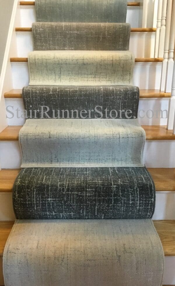 Aurora Custom Size Stair Runner - Granite