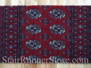 Brilliant Stair Runner 72212 Red 33" Wide, In stock