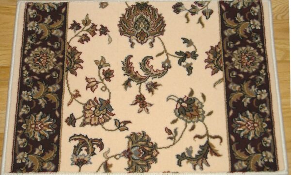 Brilliant Stair Runner 7226 IvoryRed 26" Wide sample