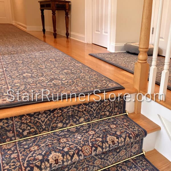 Brilliant Stair Runner 7278-900 Slate Blue hall runner installation