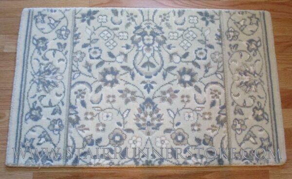Glamour Kashan Stair Runner Ivory 36 Inch