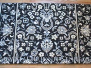 Glamour Kashan Stair Runner Midnight 36 Inch