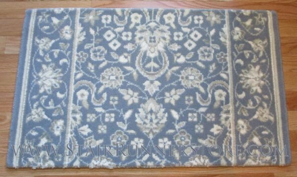 Glamour Kashan Stair Runner Ocean 36 Inch