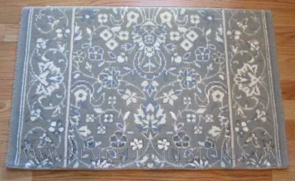 Glamour Kashan Stair Runner Smoke 30 Inch