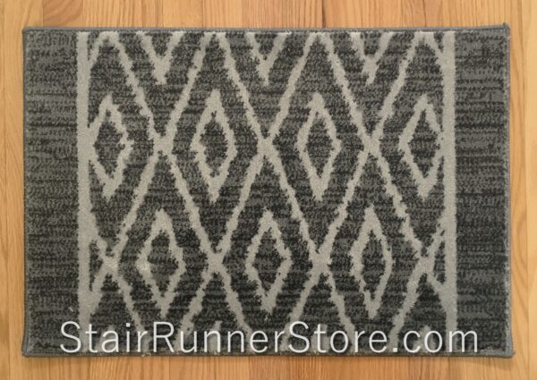 Maxell Diamond Striae Wrought Iron Stair Runner 27 wide sample