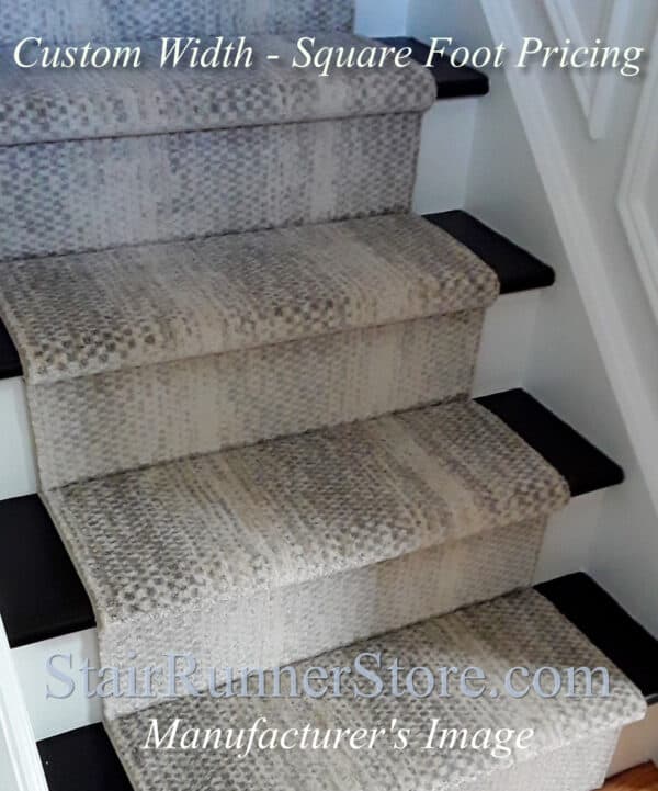 montblanc_silvermine_custom_width_stair runner installation