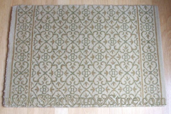 Nourison Chateau Riems Stair Runner Beige 36"