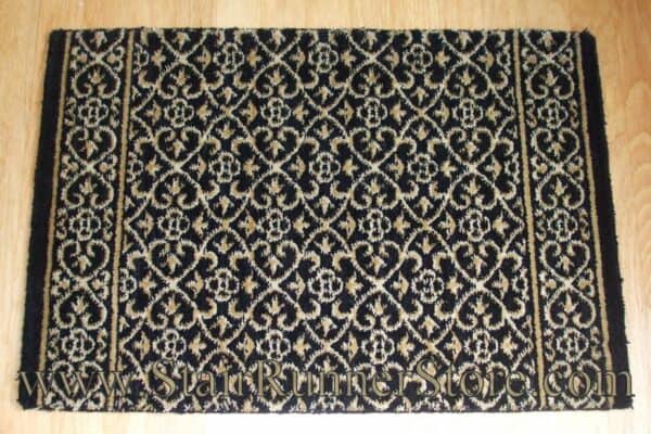 Nourison Chateau Riems Stair Runner Onyx 27"