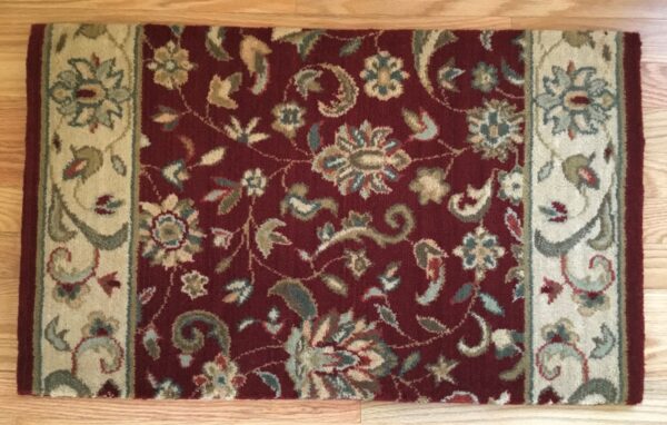 Nourtex Estate2 Sagamore2 Stair Runner Bordeaux 36"