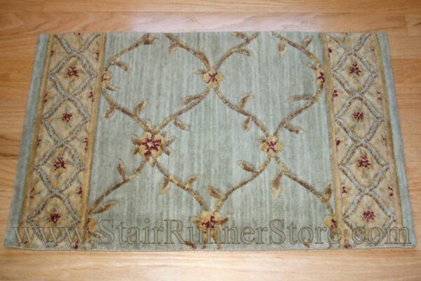Nourtex Estate Billington Stair Runner Aqua 36"
