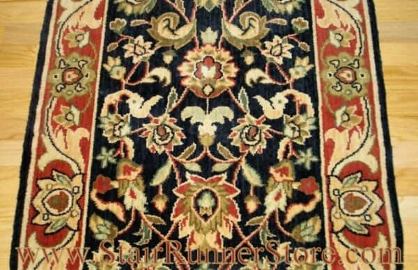 Nourison Grand Kashan Stair Runner Midnight 30"