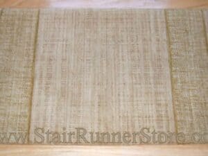 Nourison Grand Textures Stair Runner Natural 36" extra wide stair runner.