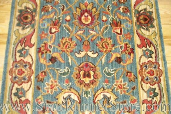 Nourison Kashan Elite Stair Runner Blue 41"