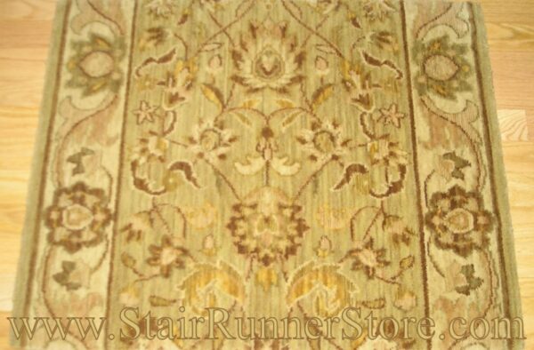 Nourison Kashan Elite Stair Runner Sage 30"