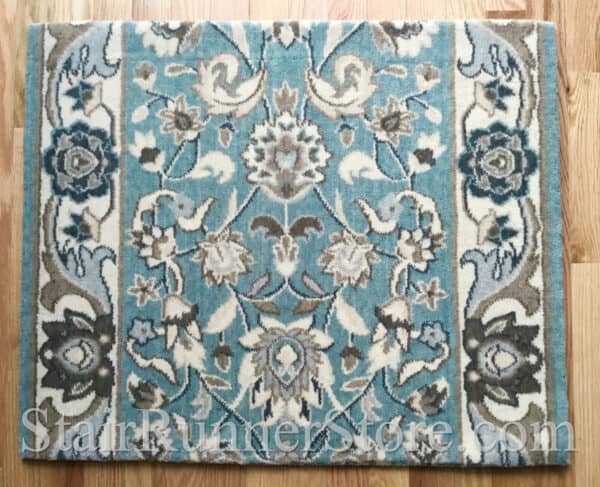Nourison Kashan Elite Stair Runner Sky 41"