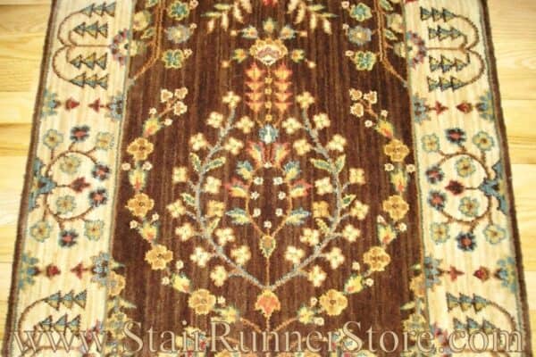 Nourison Sarouk Stair Runner Brown 41"