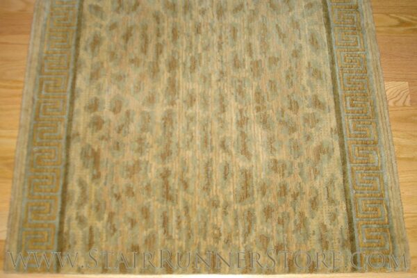 Nourison Wild Safari Stair Runner Stonewash 30"