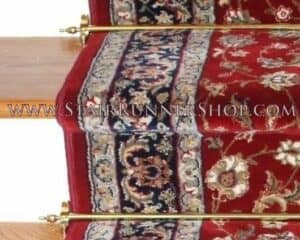 Polished Brass Finish Decorative Stair Hardware Set