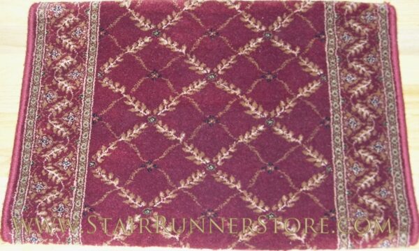 Anastasia Claret Stair Runner 26 inch