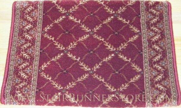 Anastasia Claret Stair Runner 31 inch