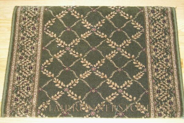 Anastasia Olive Stair Runner 26 inch