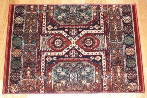 Timeless Treasures Maharaja Burgundy stair runner 31 inch