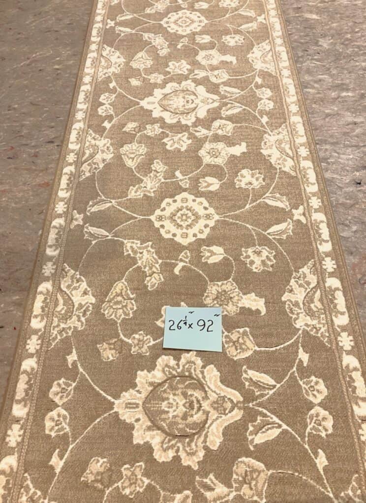 Murano Champagne Remnant Runner 26" x 92"