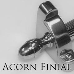 Acorn Finial Option - Decorative Stair Hardware Set