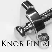 Knob Finial Option - Decorative Stair Hardware Set