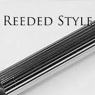 Reeded Style Rod/Tube - Decorative Stair Hardware Set