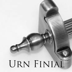 Urn Finial Option - Decorative Stair Hardware Set
