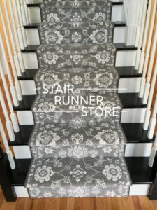 Murano Oyster Straight Stair Runner Installation