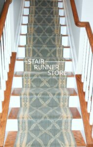 Normandy sapphire stair runner installation