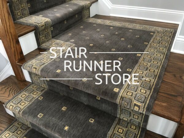 Square Platinum Custom landing stair runner