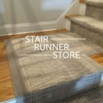 Wellington Stair Runner Icicle custom landing Wellington Stair Runner Icicle custom landing